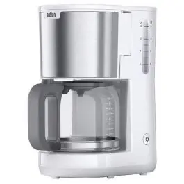 Cafetera de Goteo Braun 1000W Antigoteo 15 Tazas KF1500WH - Pequeños Electrodomésticos