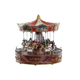Adorno Decorativo Carrusel Musical con Luces LED NV-184438