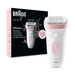 Depiladora Eléctrica Braun Silk-épil 7 Wet & Dry con Tecnología SensoSmart SE7-000