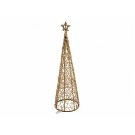 Árbol de Navidad Cónico Natural con Luz LED 128 cm 09-175