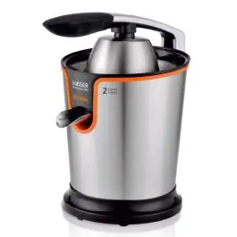 Exprimidor de Brazo HAEGER Pro Juice 600W Acero Inoxidable CJ600007A - Pequeños Electrodomésticos
