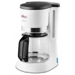 Cafetera de Goteo Ufesa 800W 10-12 Tazas Blanca CG7123