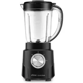 Batidora de Vaso Ufesa 1.5L 2 Velocidades + Turbo 4 Cuchillas Inox Coral Black PROTE CORALBLACK - Pequeños Electrodomésticos
