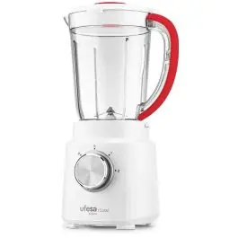 Batidora de Vaso Ufesa Coral 1.5L 2 Velocidades+Turbo 4 Cuchillas Acero Inox BS4716 - Pequeños Electrodomésticos