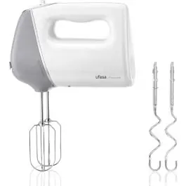 Batidora Amasadora Ufesa Provence 600W con 5 Velocidades y Turbo Varillas Inox BV5656 - Pequeños Electrodomésticos