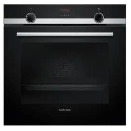 Horno Multifunción Siemens 71L 7 Funciones Inox y Cristal Negro Raíles 1 Nivel HB514AER4 - Electrodomésticos