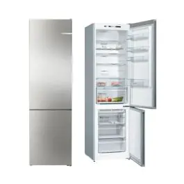 Frigorífico Combi Bosch NoFrost 203x60cm Acero Antihuellas 368L Clase E VitaFresh KGN39VIEB - Electrodomésticos