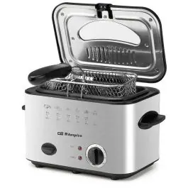 Freidora de Aceite Orbegozo 1.2L 1200W Termostato Regulable Ventana FDR13 - Pequeños Electrodomésticos