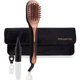 Cepillo Moldeador Reparador Rowenta Hair Therapist™ Tecnología Thermal Care Negro CF9940 - Belleza y Salud