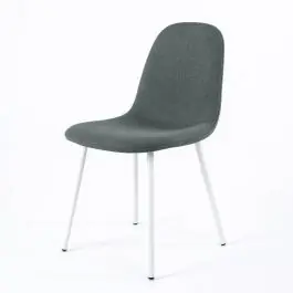 Silla de Comedor Tapizada en Polipiel con Estructura Metálica VIOLETA - Sillas