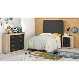 Composición de Dormitorio Juvenil con Cabecero Tapizado LARA Ambiente 13 WEBLARAJU13 - Estancias