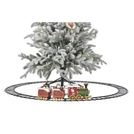Decoración Navideña Tren LED Musical de Resina NV-197579