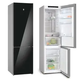 Frigorífico Combinado No Frost en Cristal Negro BALAY 3KFC869NI - Electrodomésticos