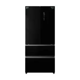 Frigorífico Americano Francés Cristal Negro Clase E FRD580Q90NEG - Electrodomésticos
