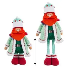 Figura Decorativa Navideña en Poliéster Verde REY 743193 - Navidad