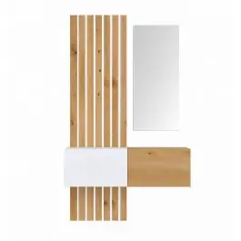 Recibidor 100 cm Color Artisan-Blanco Nº 201