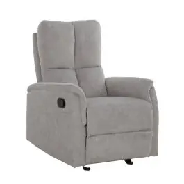 Sillón Relax Manual con Balancín Tapizado en Poliéster VENUS - Sillones