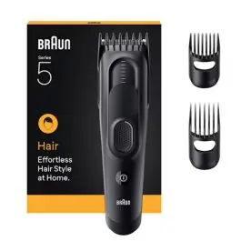 Cortapelos Eléctrico Ajustable Acero Inoxidable BRAUN HC5530 - Belleza y Salud