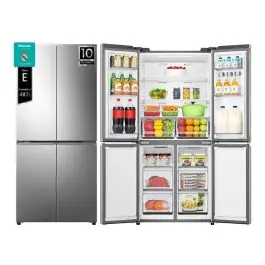 Frigorífico Americano Inox 4 Puertas con WiFi Clase E MQ79470IE - Electrodomésticos