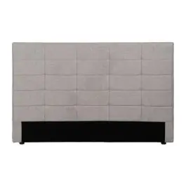 Cabecero de Matrimonio para Camas 135/150 cm en Tela Gris 613523 - Estancias