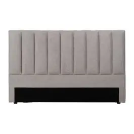 Cabecero de Matrimonio Tapizado en Tela de Color Gris 160 cm 613527 - Estancias