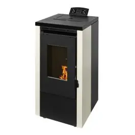 Estufa de Pellets Blanca Clase A+ EIDER 7KW - Climatización