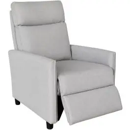 Sillón Relax Push Back Tapizado en Tela DUNA - Sillones