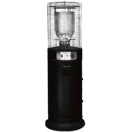Estufa de Gas Exterior Redonda 11kW Color Negro INFINITON 92252 - Climatización