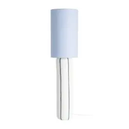 Lámpara de Suelo de Cerámica Azul con Pantalla 615712 - Decoración