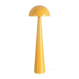 Lámpara de Suelo de Metal Mostaza 128 cm Interior E27 615749 - Decoración