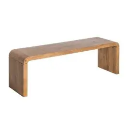 Mesa de Centro Natural de Madera de Mango 615872 - Muebles