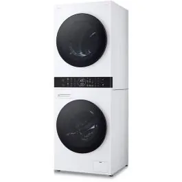 Lavadora Secadora Carga Frontal 12/10 Kg Inverter LG WT1210WWF - Electrodomésticos