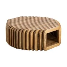 Mesa de Centro de Salón en Madera de Mango 615239 - Muebles