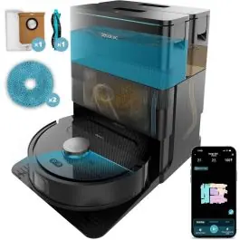 Robot Aspirador Láser con Autovaciado y Fregado CONGA X50 CECOTEC A01_EU01_114480 - Pequeños Electrodomésticos