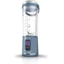 Batidora Portátil Recargable con Vaso 530 ml NINJA BLAST Azul BC151EUNV - Pequeños Electrodomésticos