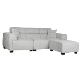 Sofá Modular Tapizado en Poliéster Gris MB-211722