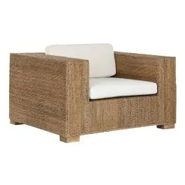 Sillón de Jardín en Fibra y Madera de Teca MB-220071
