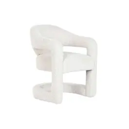 Sillón Tapizado en Poliéster Boucle Crudo MB-216574