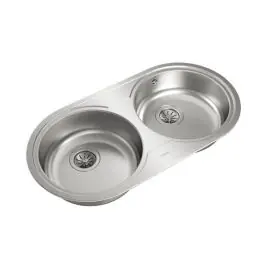 Fregadero de Cocina DR-80 2C Inoxidable de Dos Cubetas TEKA 11110006