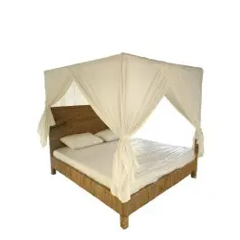 Cama de Fibra de Banana y Madera de Teca MB-220068