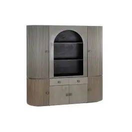 Vitrina de Salón en Madera Jamun Gris 177x40x180 cm MB-205738