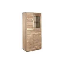 Vitrina de Salón en Madera de Acacia Natural MB-220536