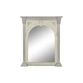 Espejo Decorativo de Mango Blanco para Pared ES-208760
