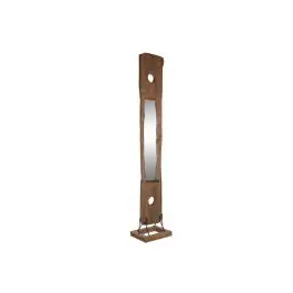 Espejo Decorativo de Teca y Cristal Pieza Única ES-217925
