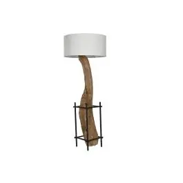Lámpara de Pie Teca Hierro 200cm LA-217899