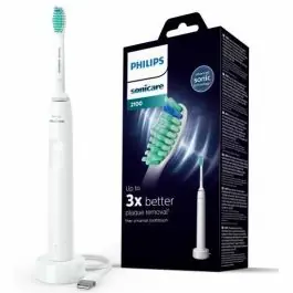 Cepillo Dental Eléctrico Blanco Sonicare Serie 2100 PHILIPS HX3651/13 - Belleza y Salud