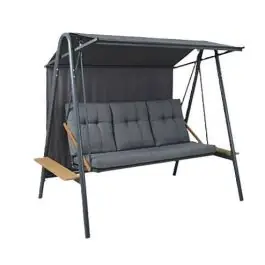 Banco Exterior Acero con Toldo 3 Plazas MB-224529
