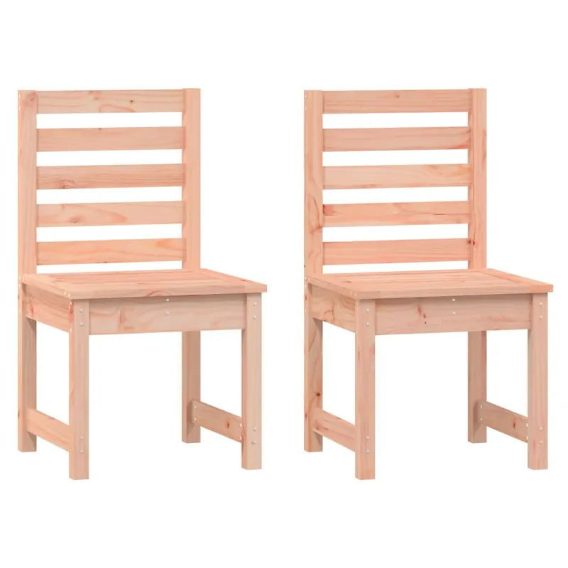 Sillas de jardin 2 unidades madera abeto Douglas 40,5x48x91,5 cm - Jardín
