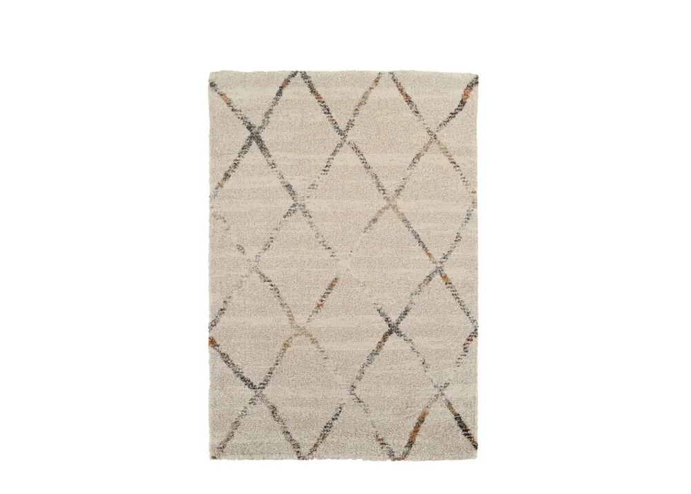 Alfombra 120x170 cm, crema - Textil