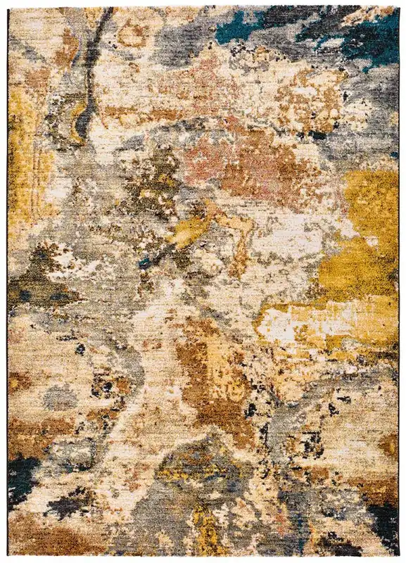 Alfombra abstracta multicolor ANOUK, 80x150 cm - ATTICGO